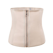 Women Latex Waist Trainer, Body Shaper Corsets with Zipper